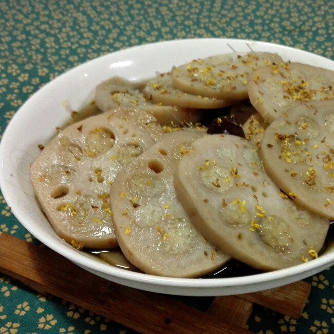 【曼食慢语】桂花红糖糯米藕