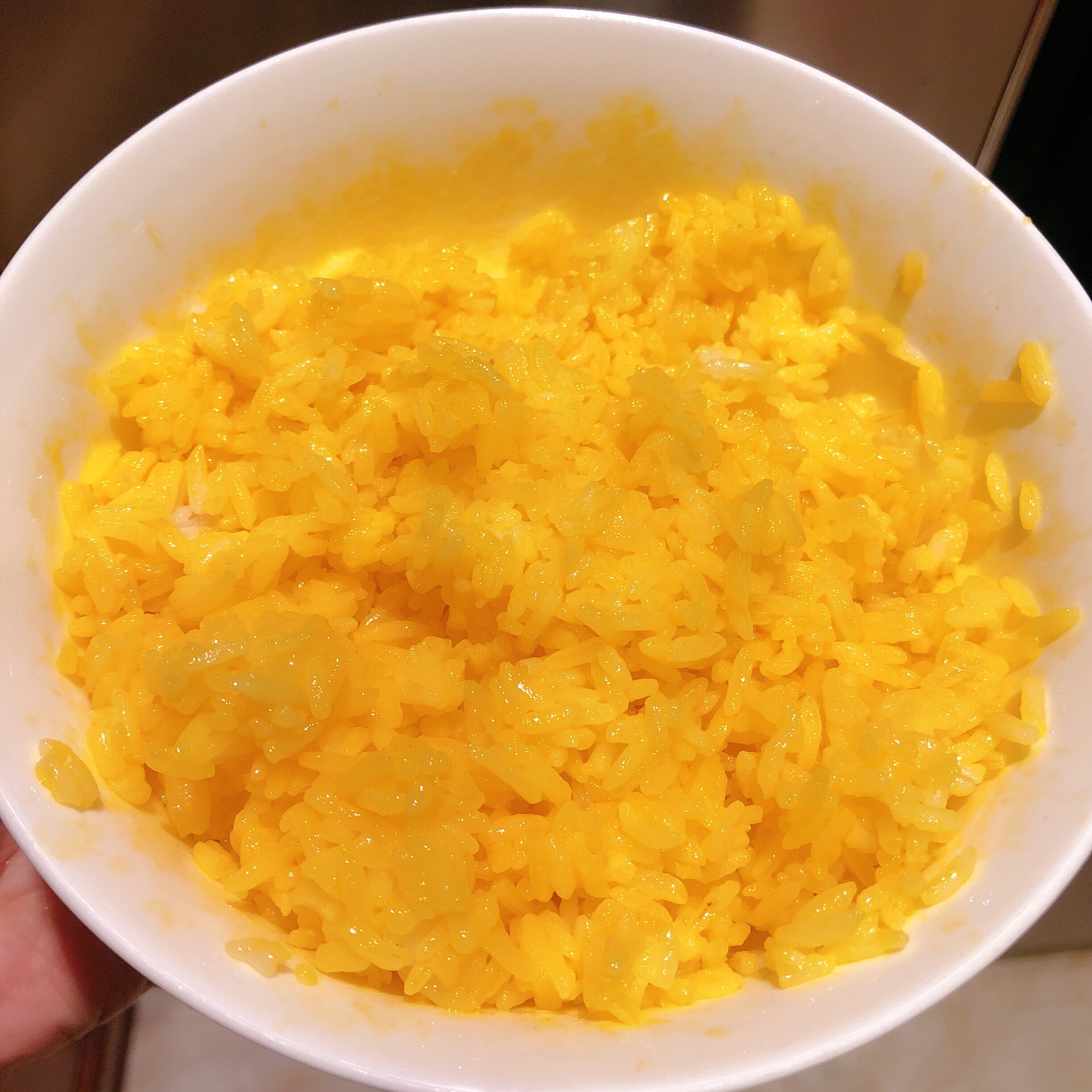 超简单的黄金蛋炒饭的做法 步骤3