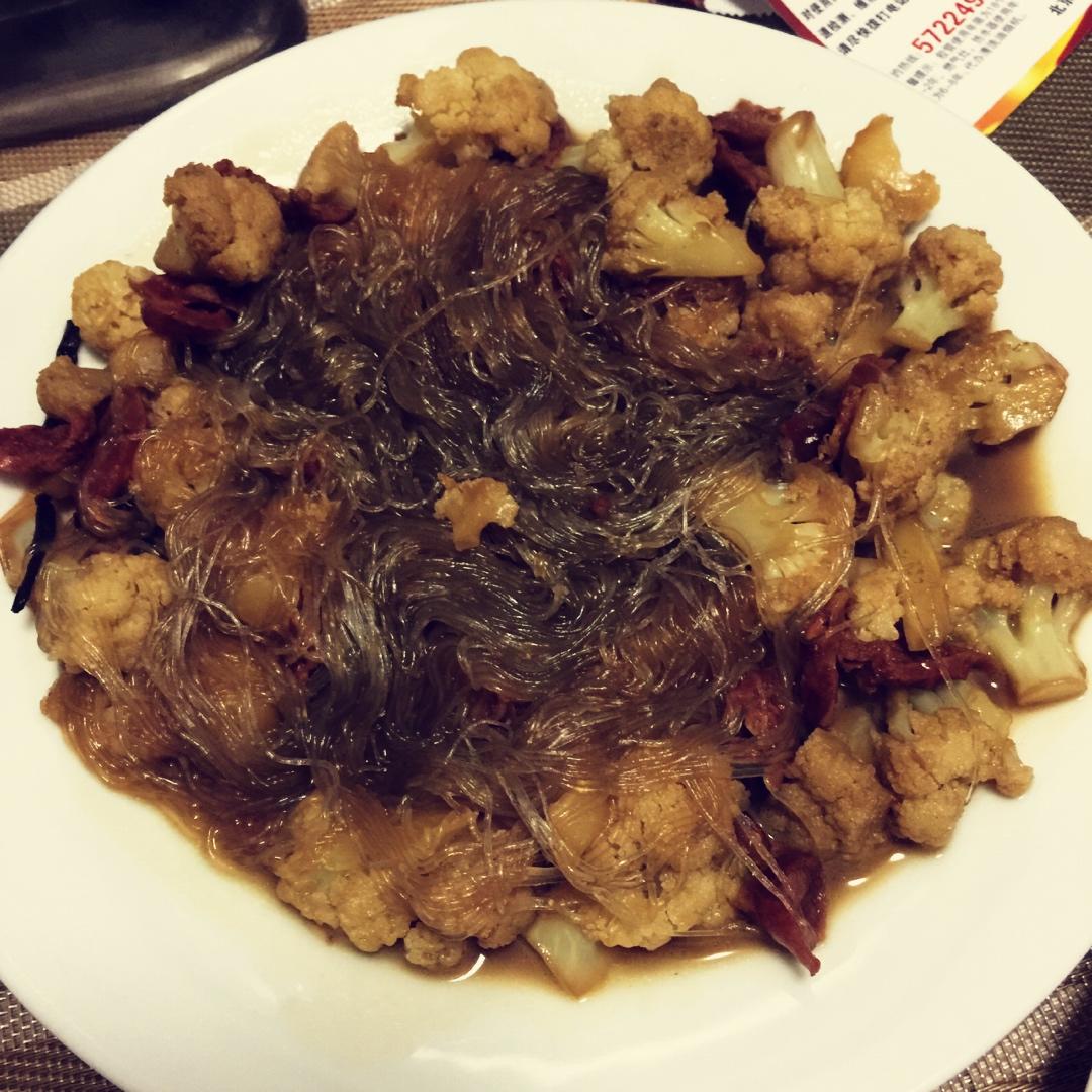 花菜粉丝煲