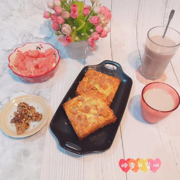 简单粗暴の吐司披萨