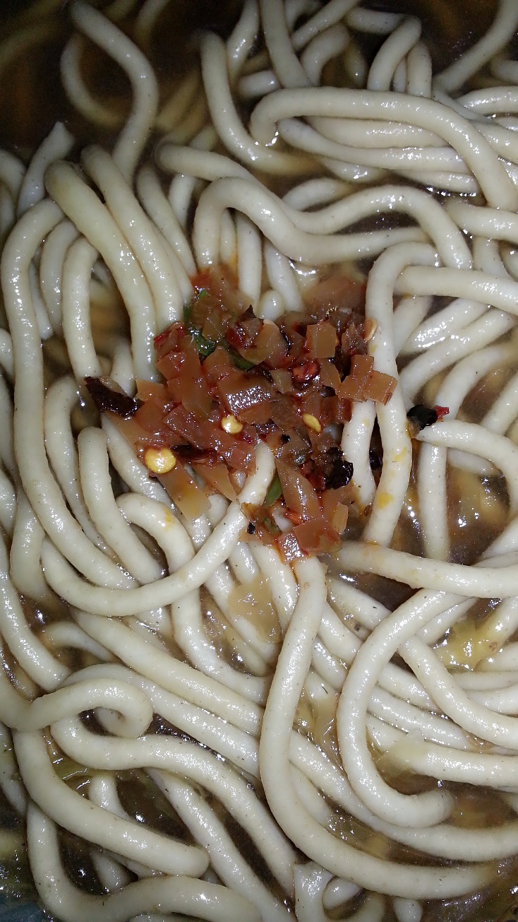 叫我冷姑娘做的呼啦荞麦饸饹