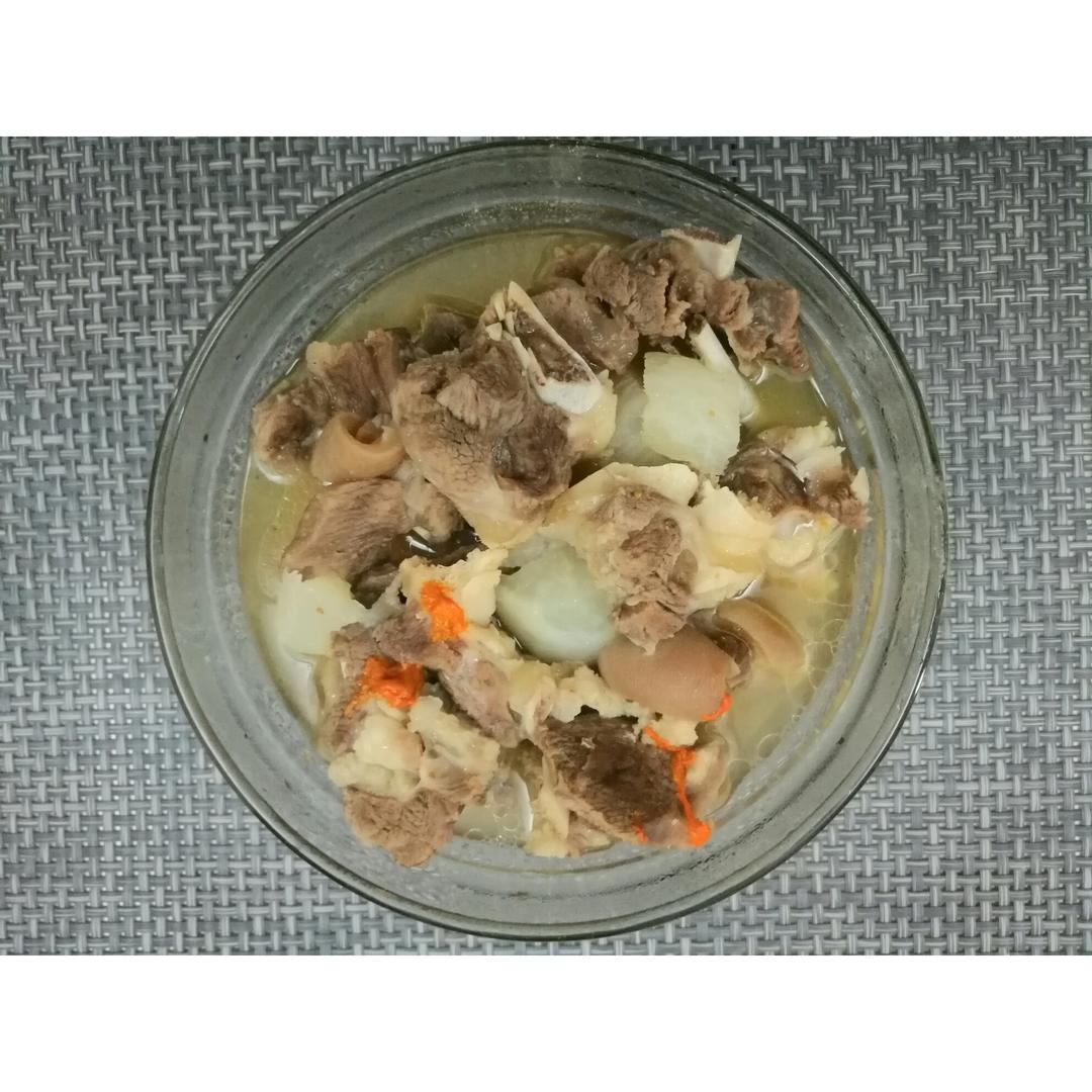 羊肉炖白萝卜