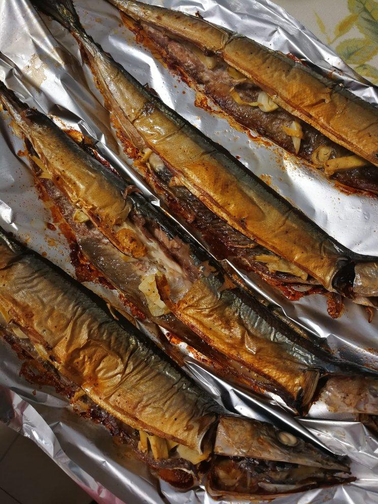 盐烤秋刀鱼（烤箱版）