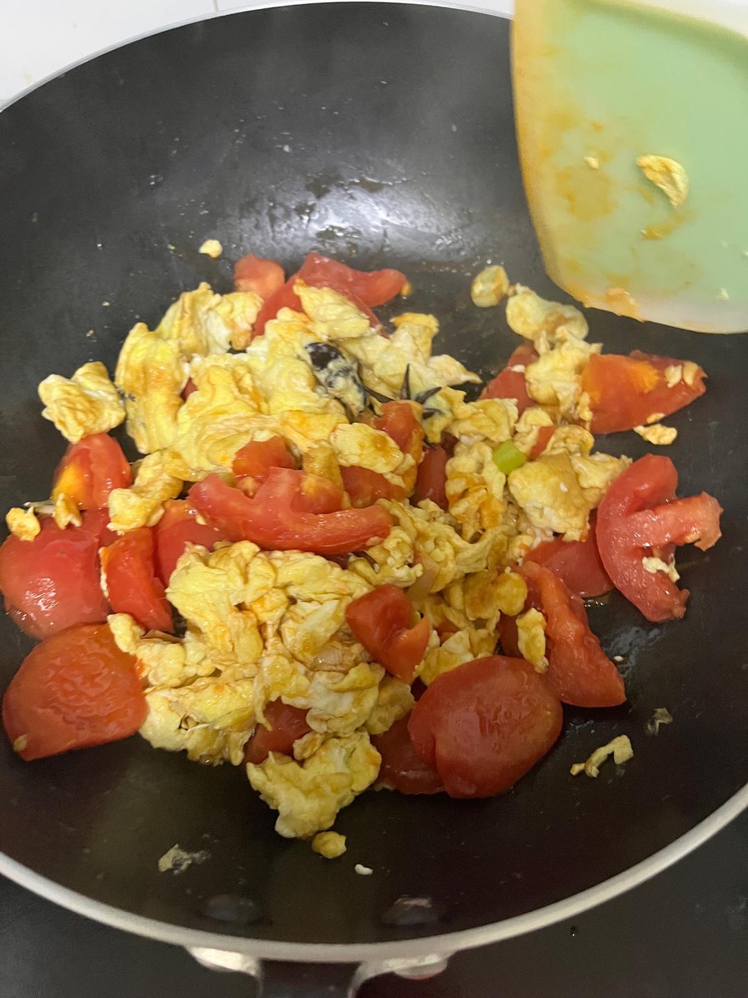 蓬松版番茄炒鸡蛋一个关键操作的做法