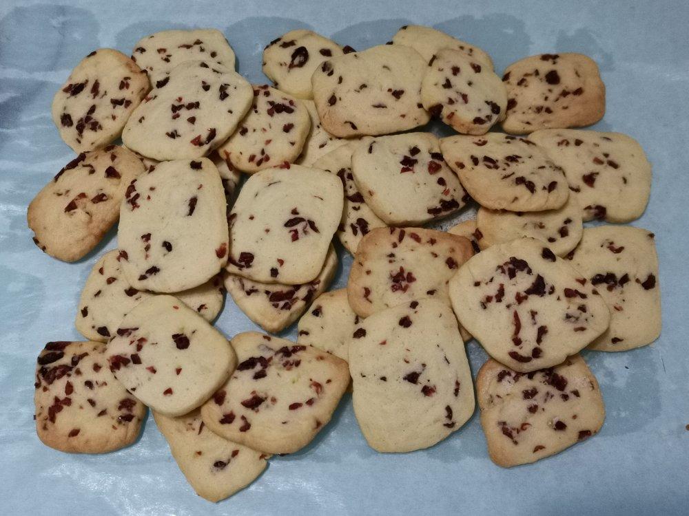 低糖少油版蔓越莓饼干