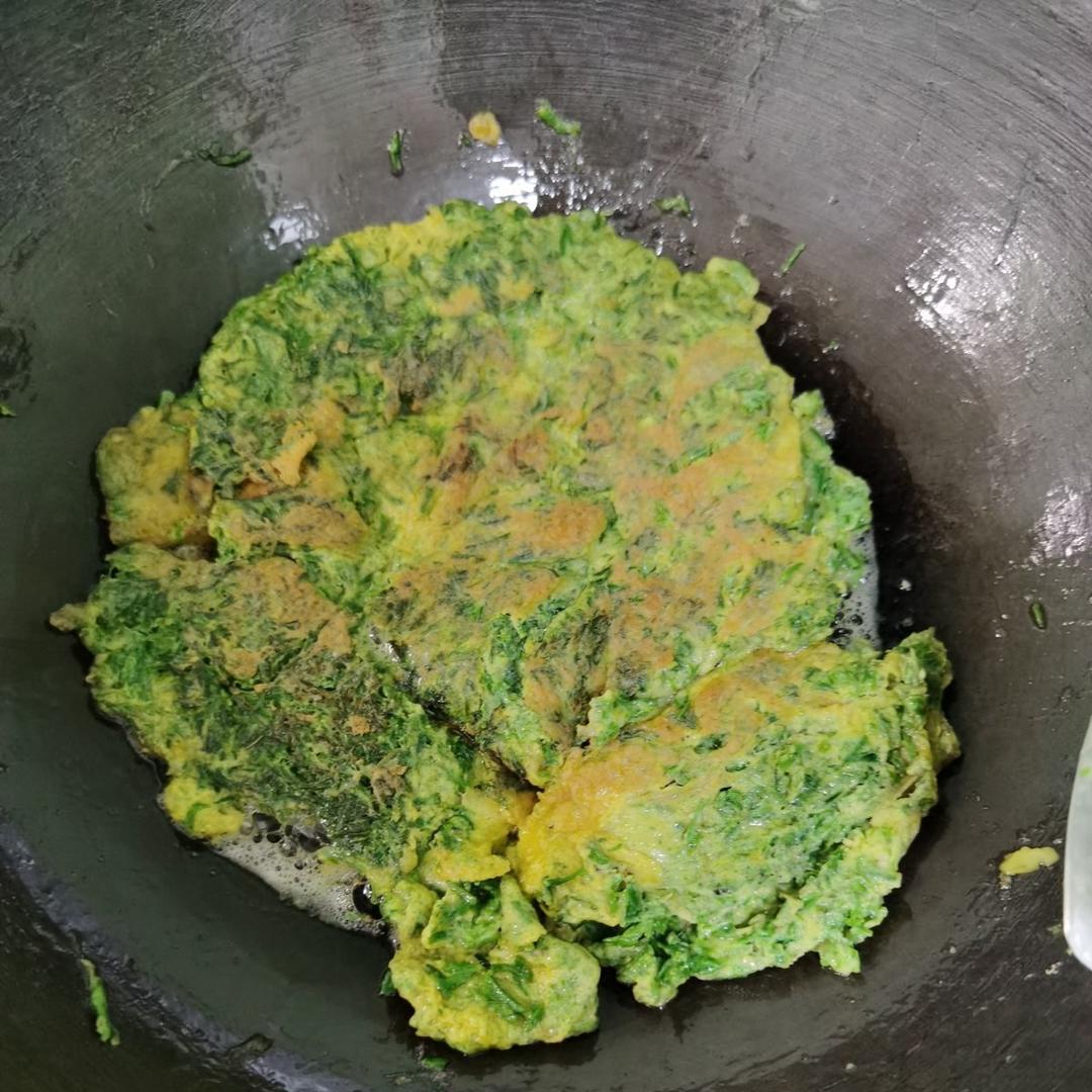 云南臭菜煎蛋饼