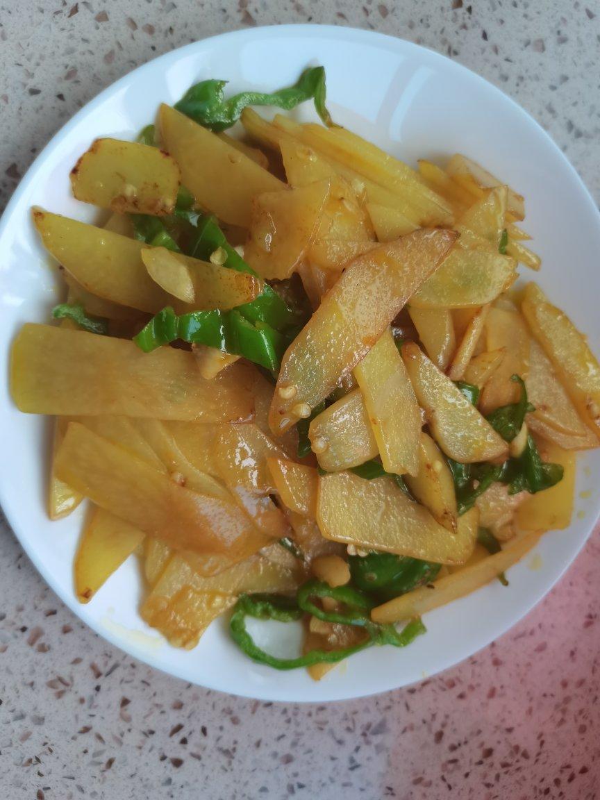 家常炒土豆片