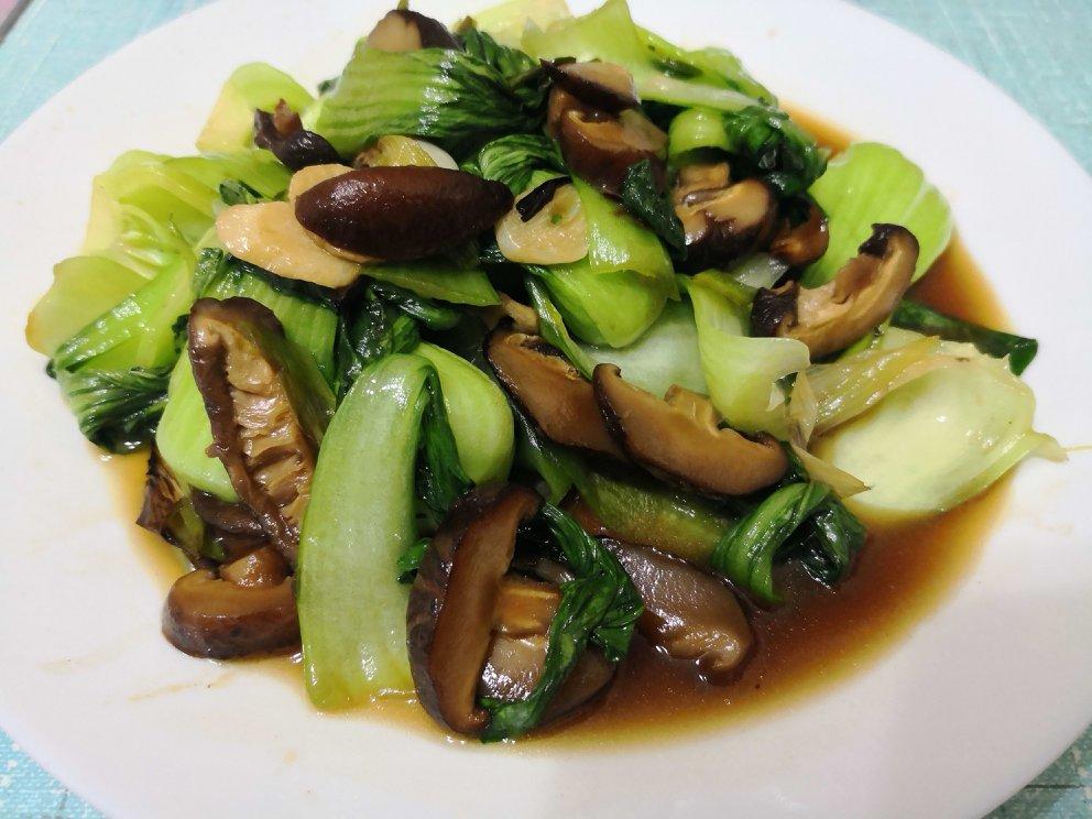 蚝油香菇油菜
