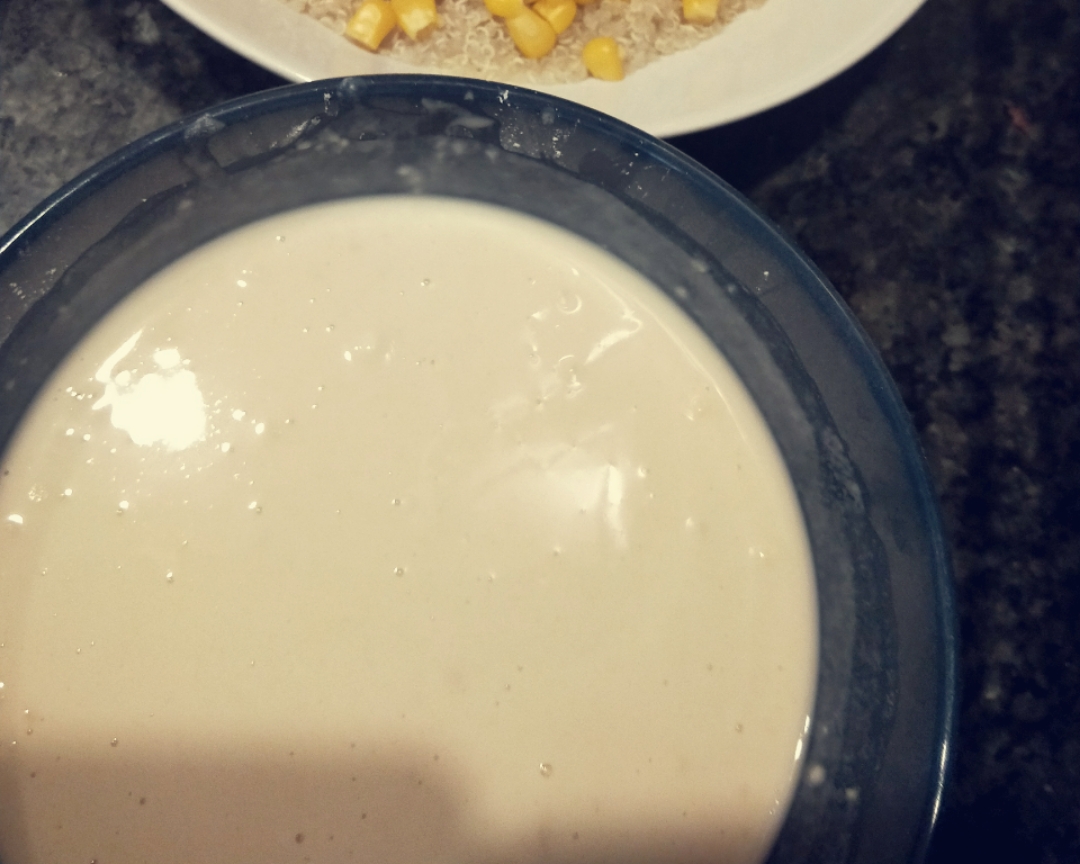 藜麦玉米台式蛋饼(低脂饱腹且美味)的做法 步骤2