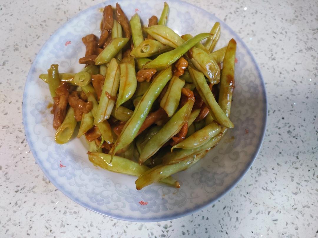 扁豆角炒肉