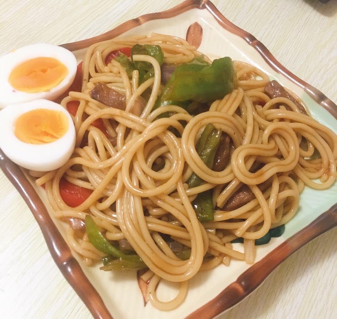 比餐厅好吃的黑椒牛柳意面🍝零失败简单教程