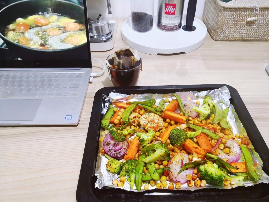 减脂健身烤蔬菜的做法