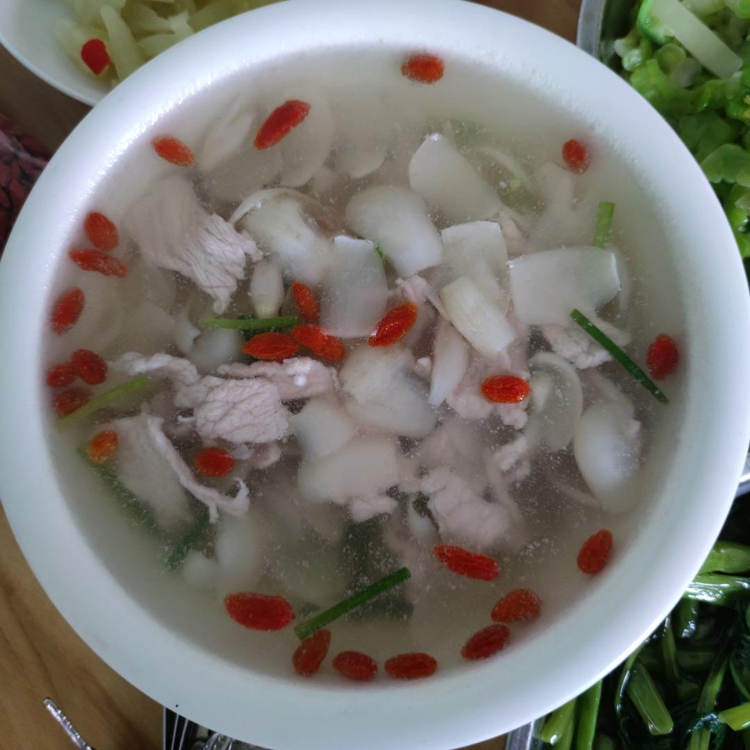 超级快手百合瘦肉汤