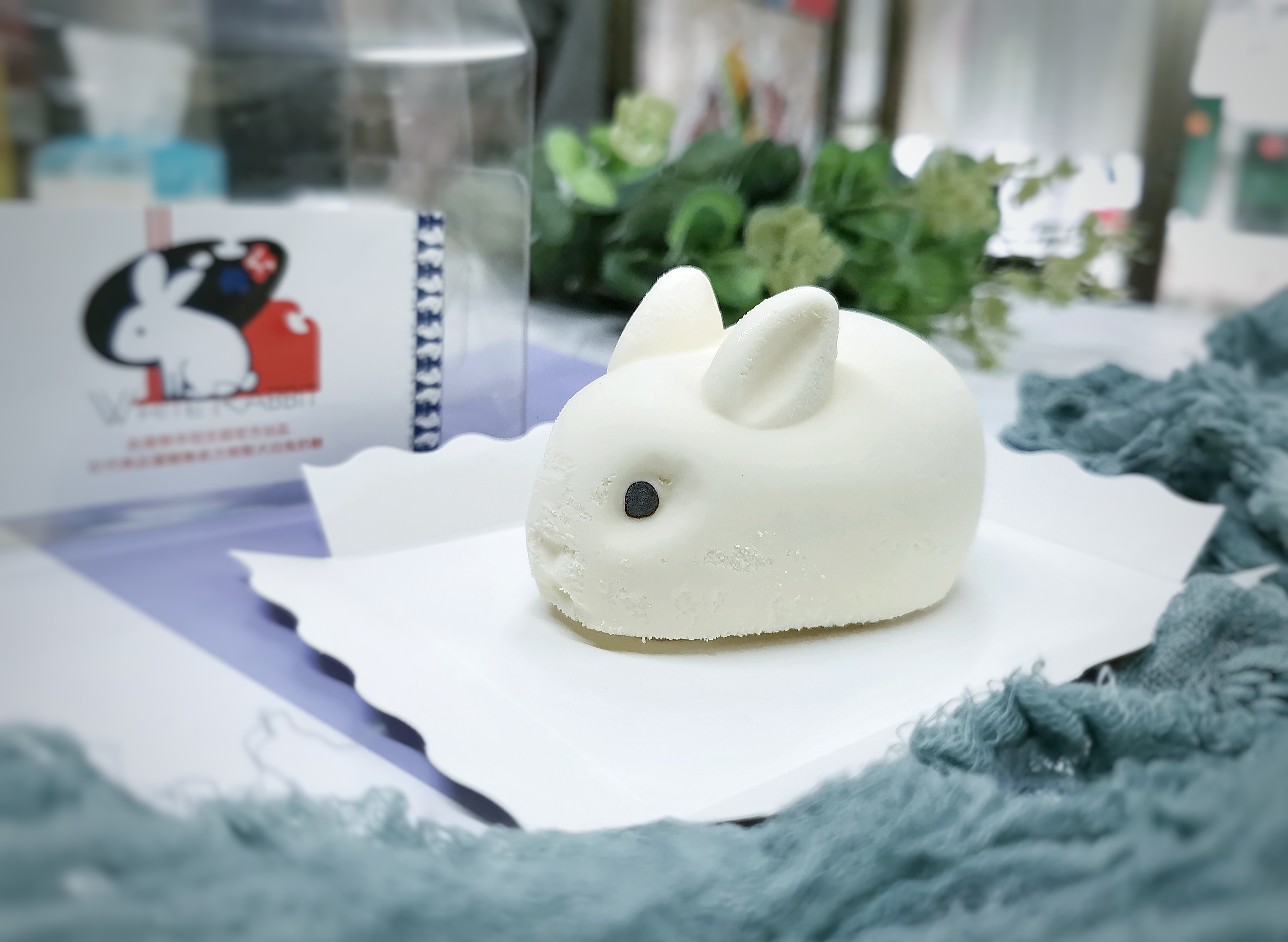 小白兔蛋糕/适合中秋节的甜品