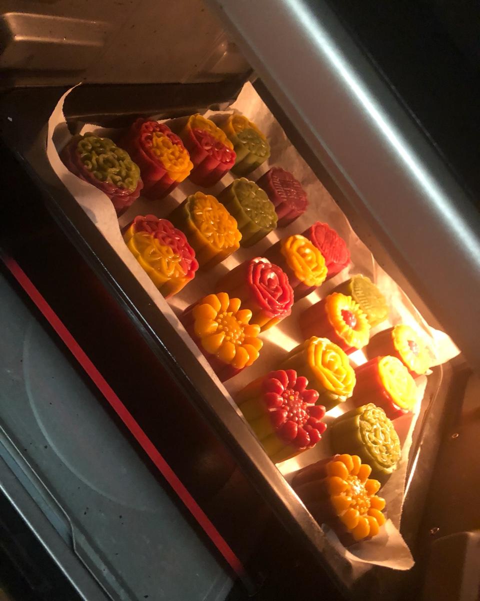 桃山皮月饼