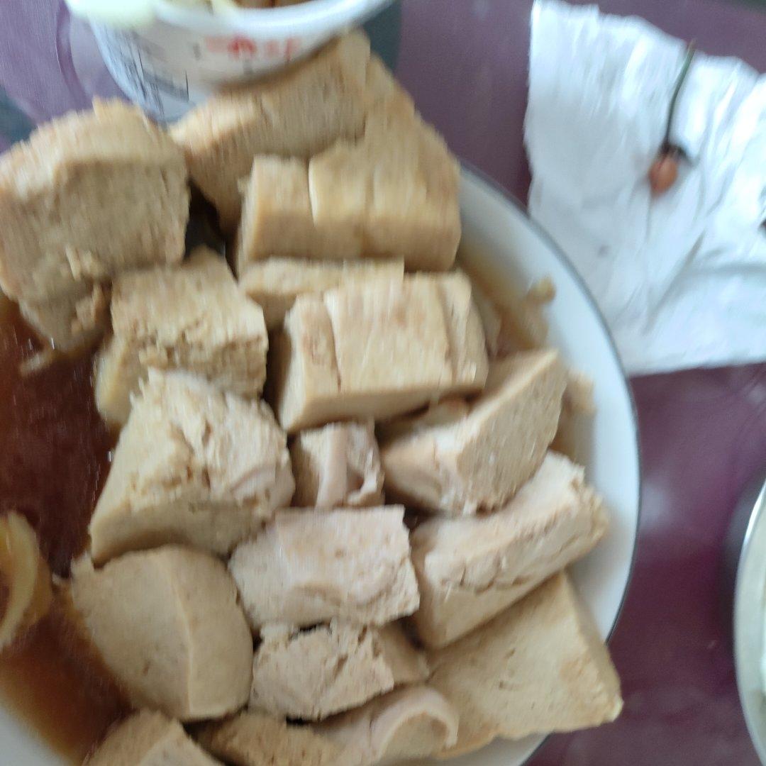 清蒸冻豆腐