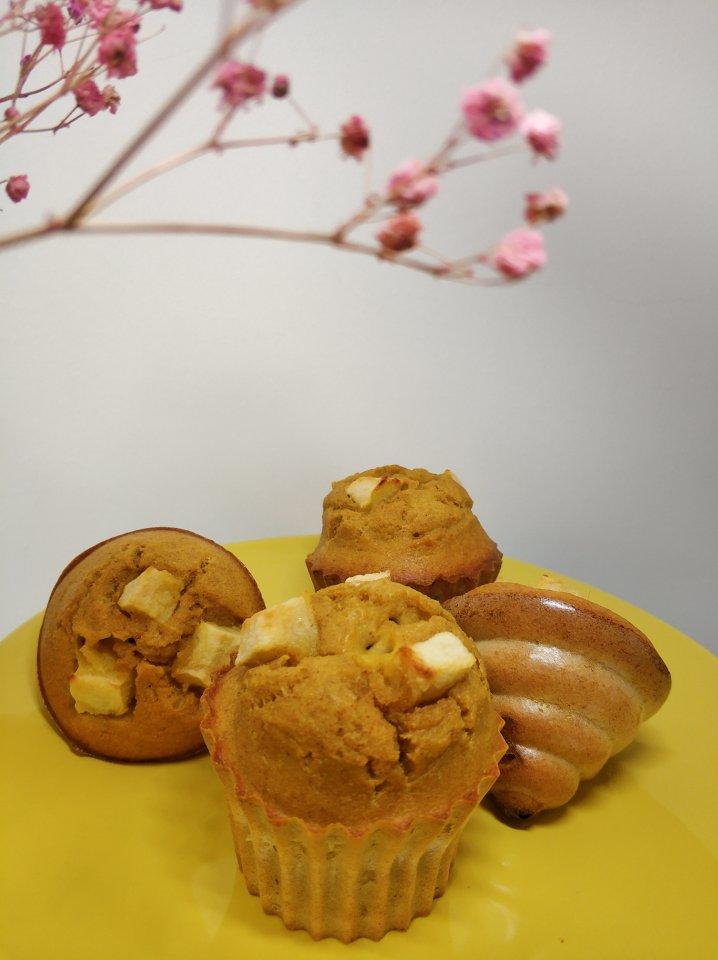 无油无糖苹果马芬