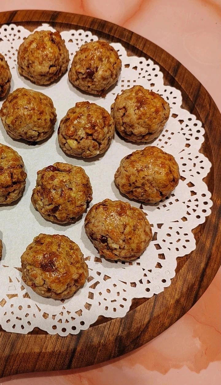 红枣红糖核桃饼干