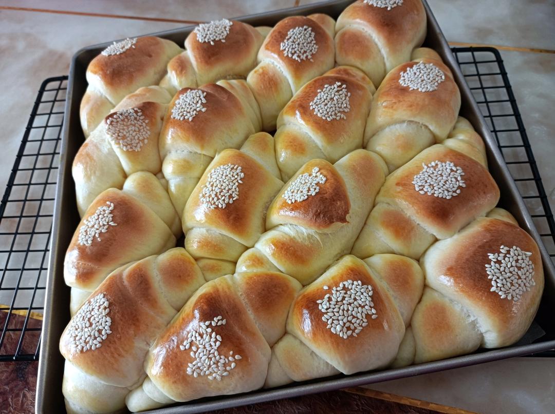 牛奶面包卷（直接法）