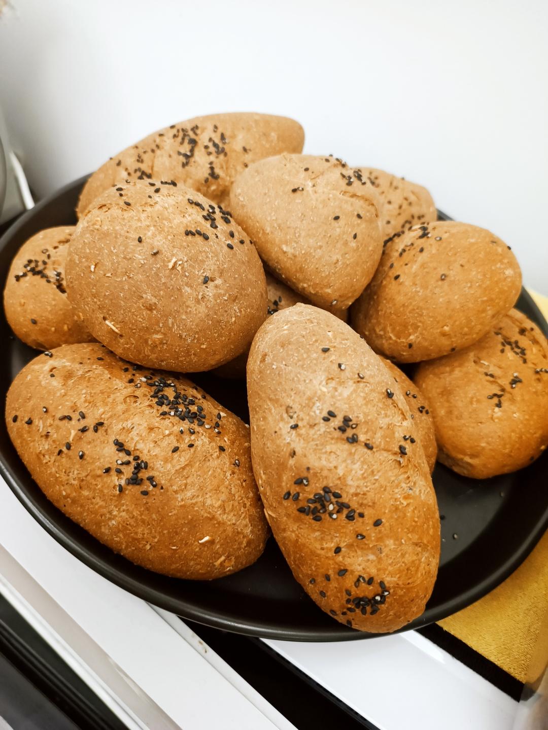 最简单的红糖全麦欧包配方的做法