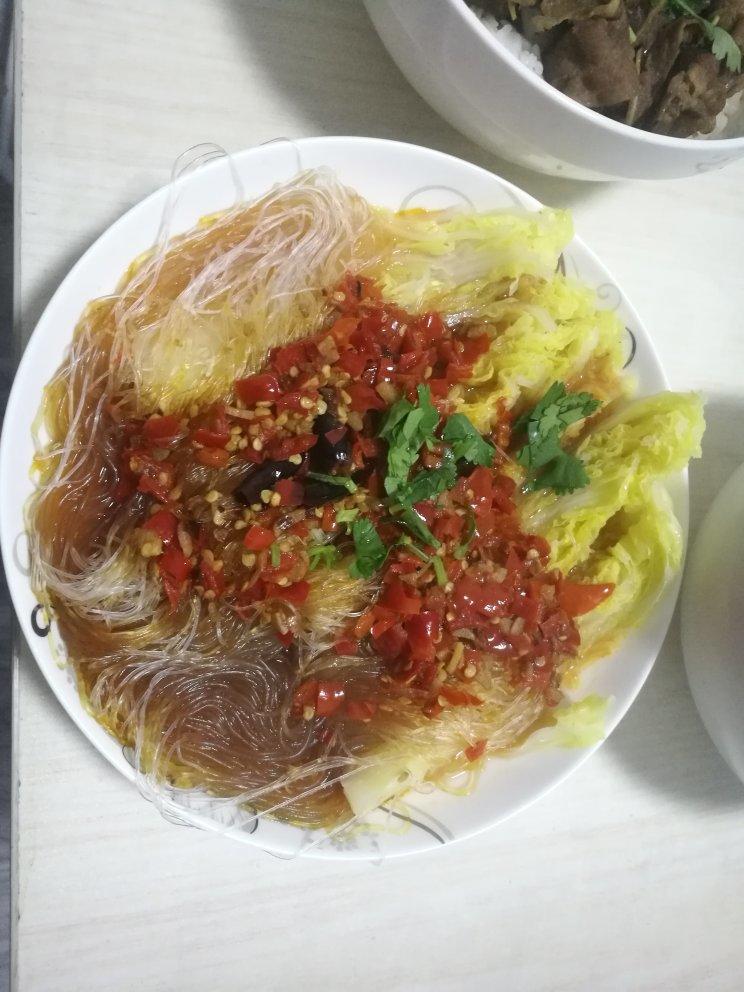 蒜蓉粉丝娃娃菜