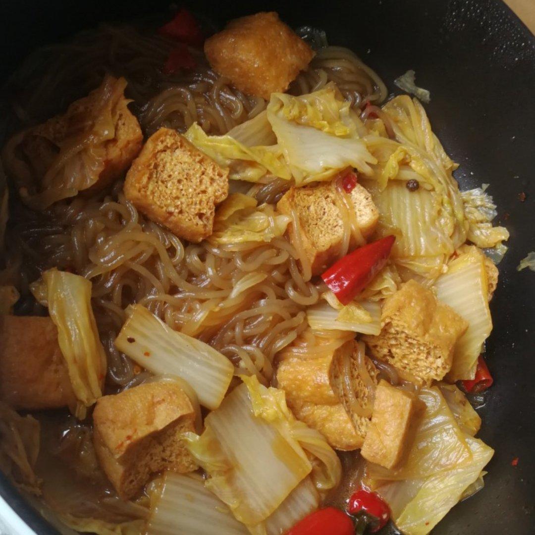 白菜豆腐粉条（素食）