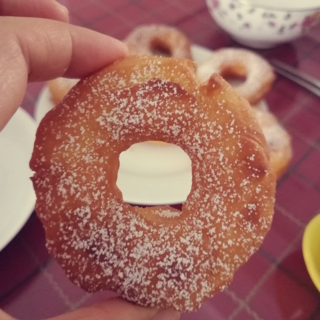 懒人甜甜圈——低筋面粉版