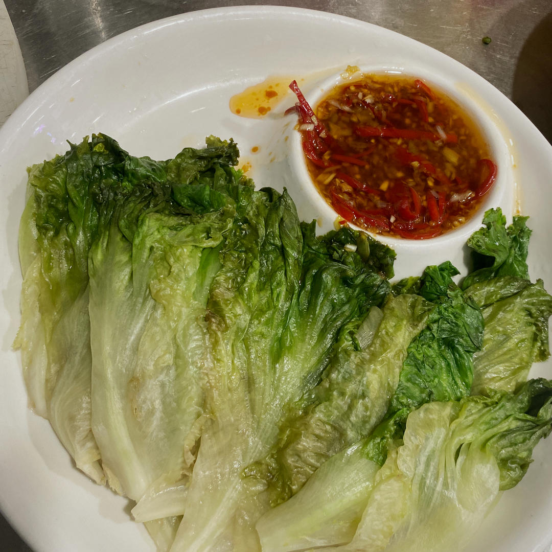 广式白灼生菜(酒店配方)
