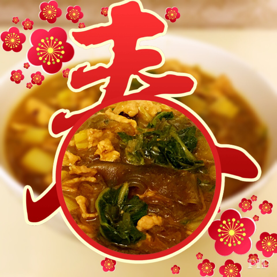 猪肉白菜炖粉条