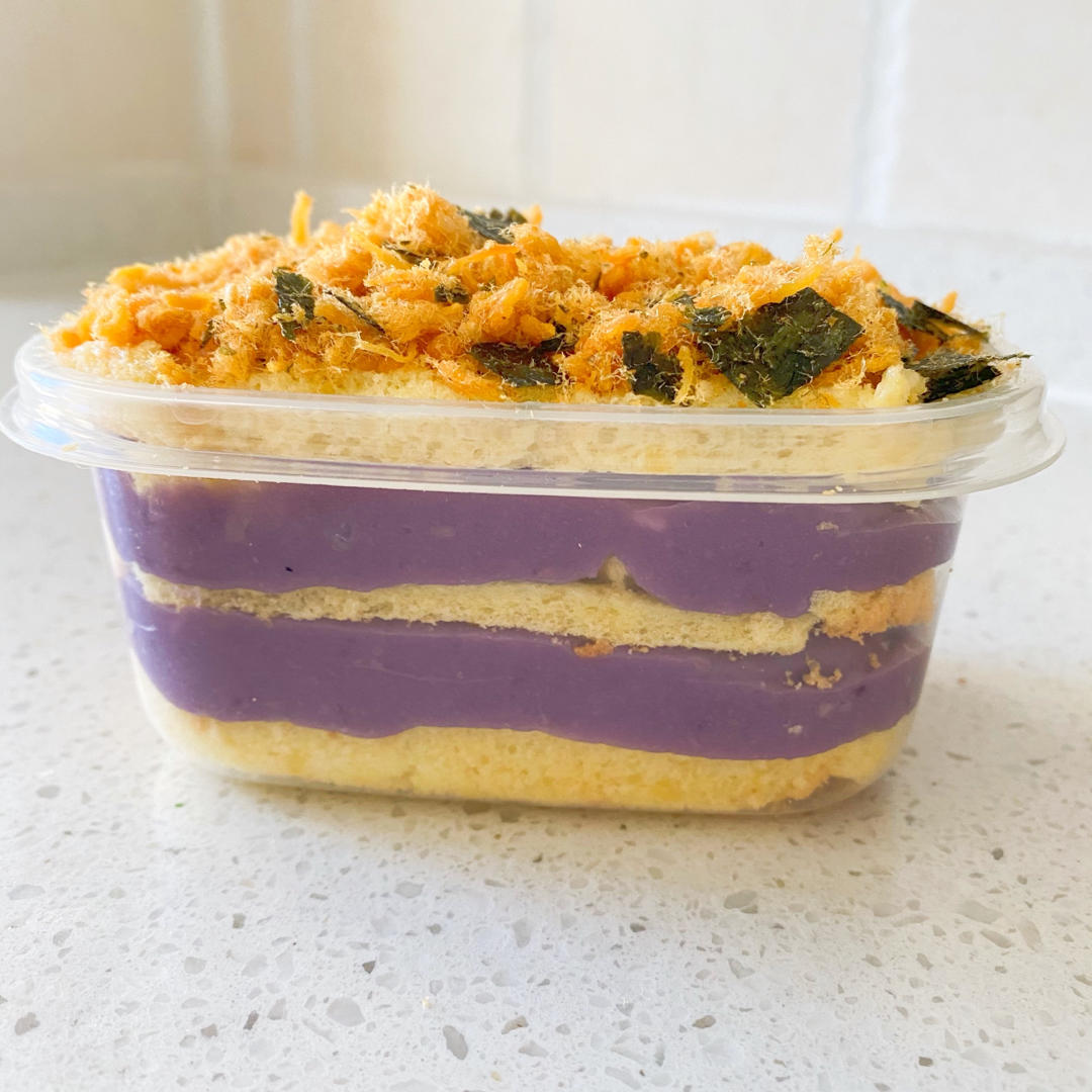 海苔肉松芋泥蛋糕盒子