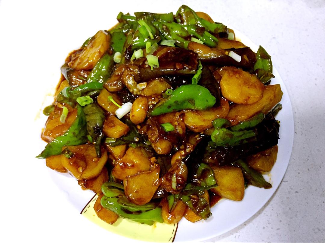 贝西西xixi做的土豆烧茄子