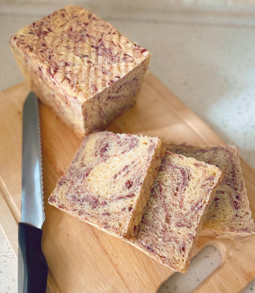 好吃的红豆沙吐司