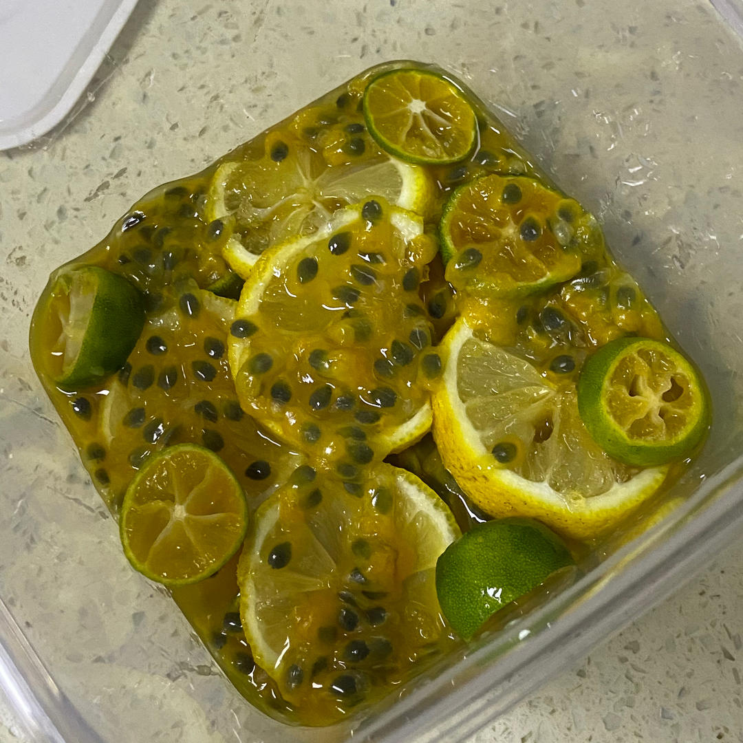 百香果柠檬蜂蜜茶