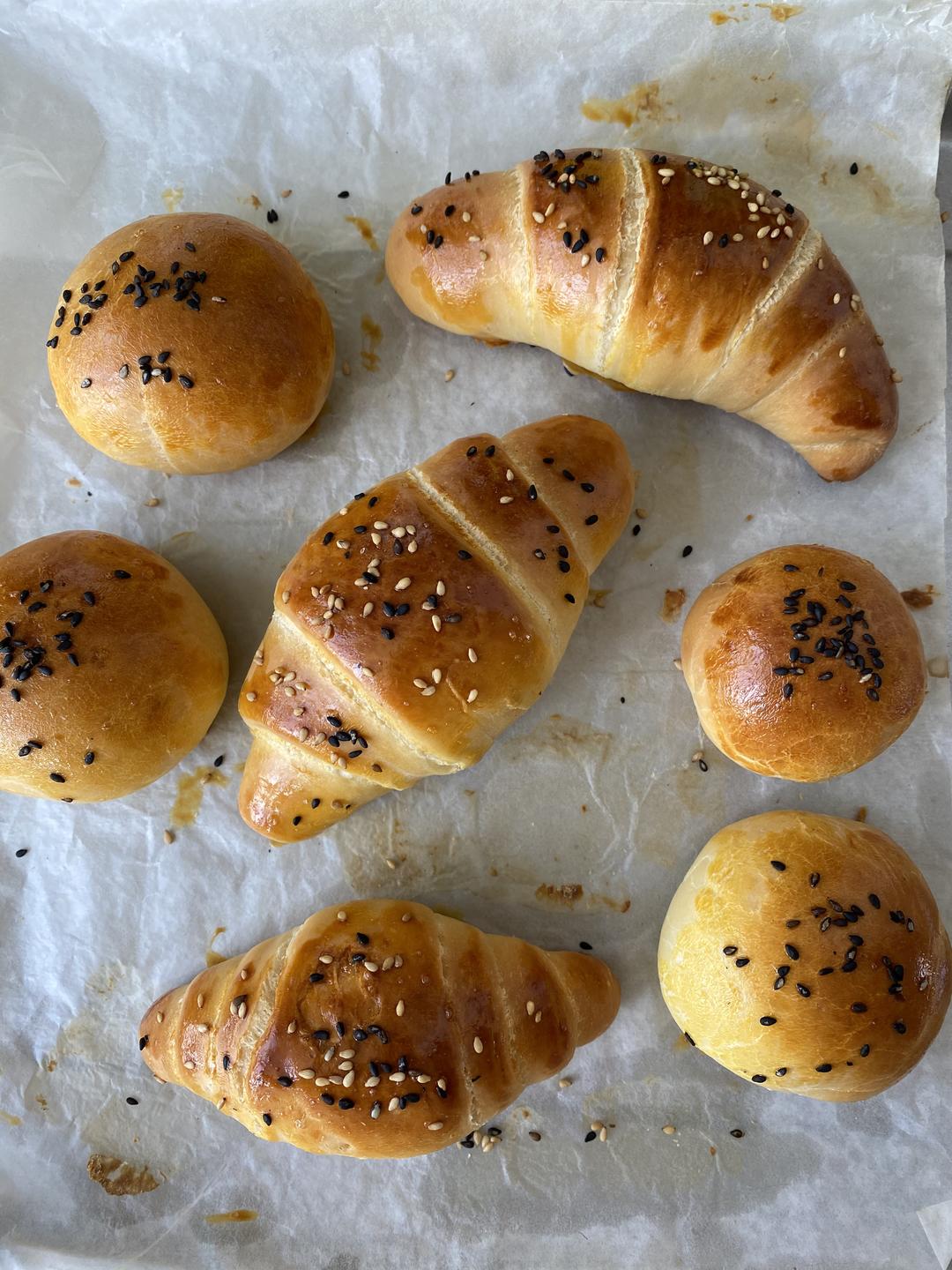 纯奶手撕吐司的做法 步骤1