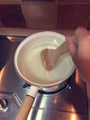 水饴蛋清版牛轧糖，糖村拜拜啦的做法 步骤5