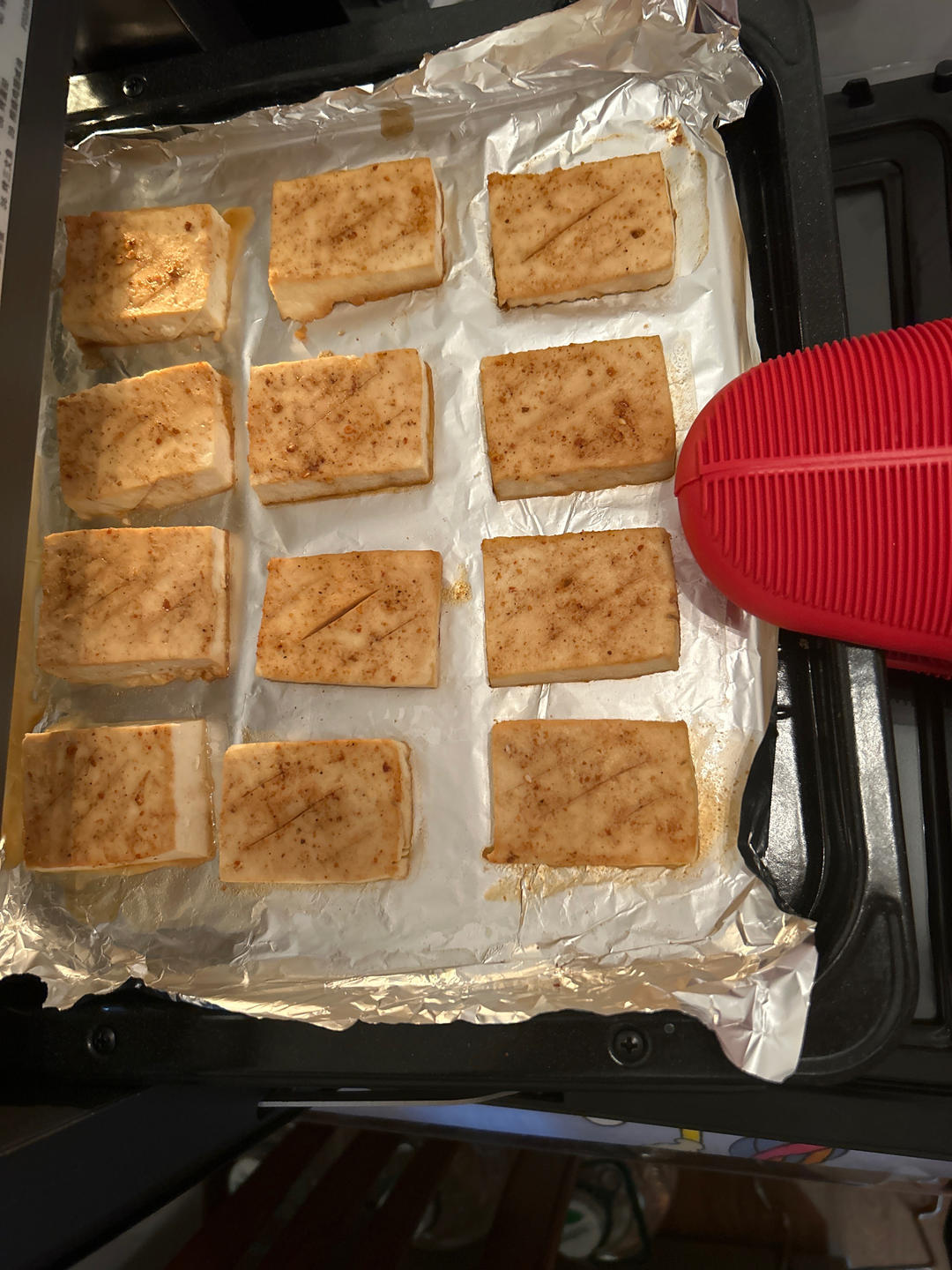 比烧烤摊还好吃的孜然烤豆腐