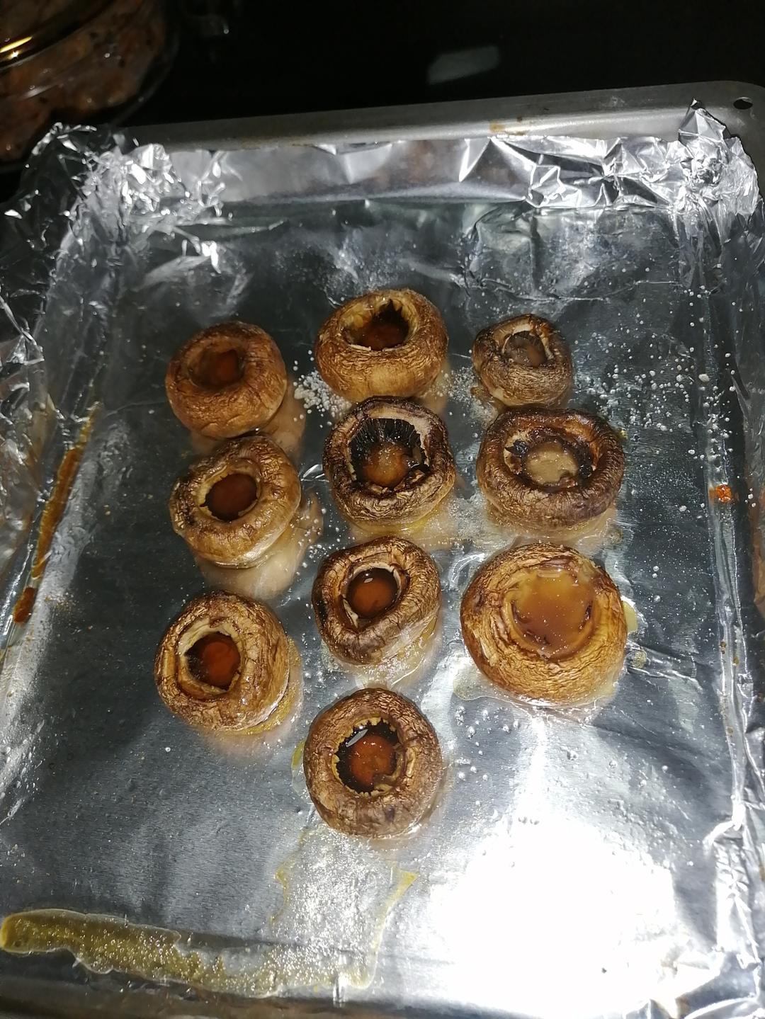 好吃，烤它！烤口蘑