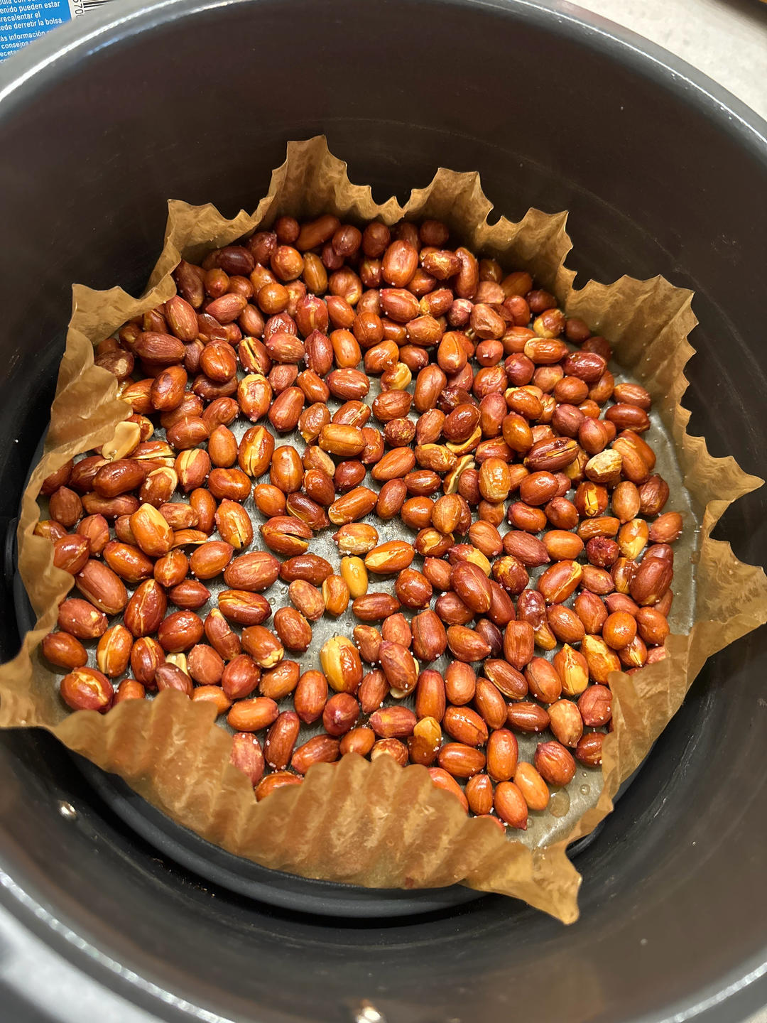 油炸花生米_空气炸锅