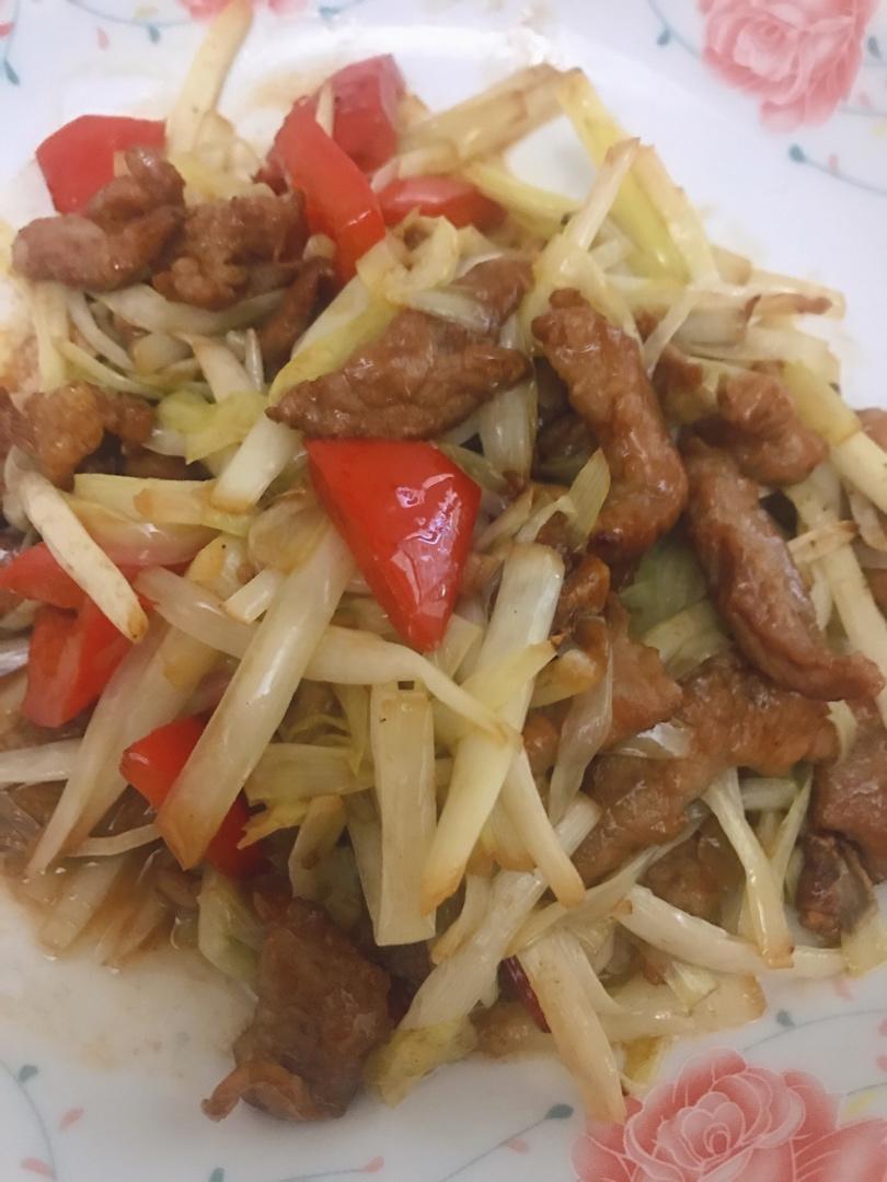 最好吃的韭黄炒肉