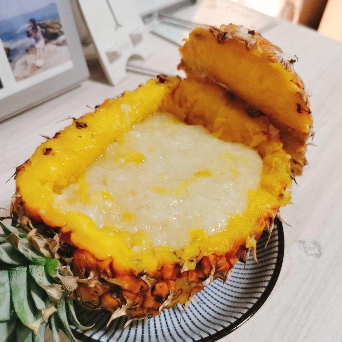 原味蒸菠萝饭
