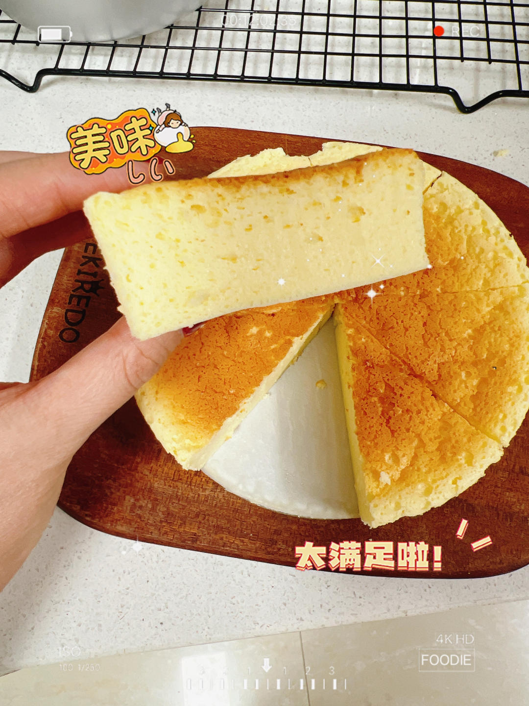 轻乳酪蛋糕（瑞可爷爷同款）网红轻乳酪