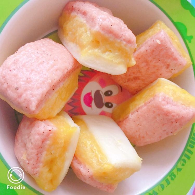 三色小馒头 宝宝辅食食谱