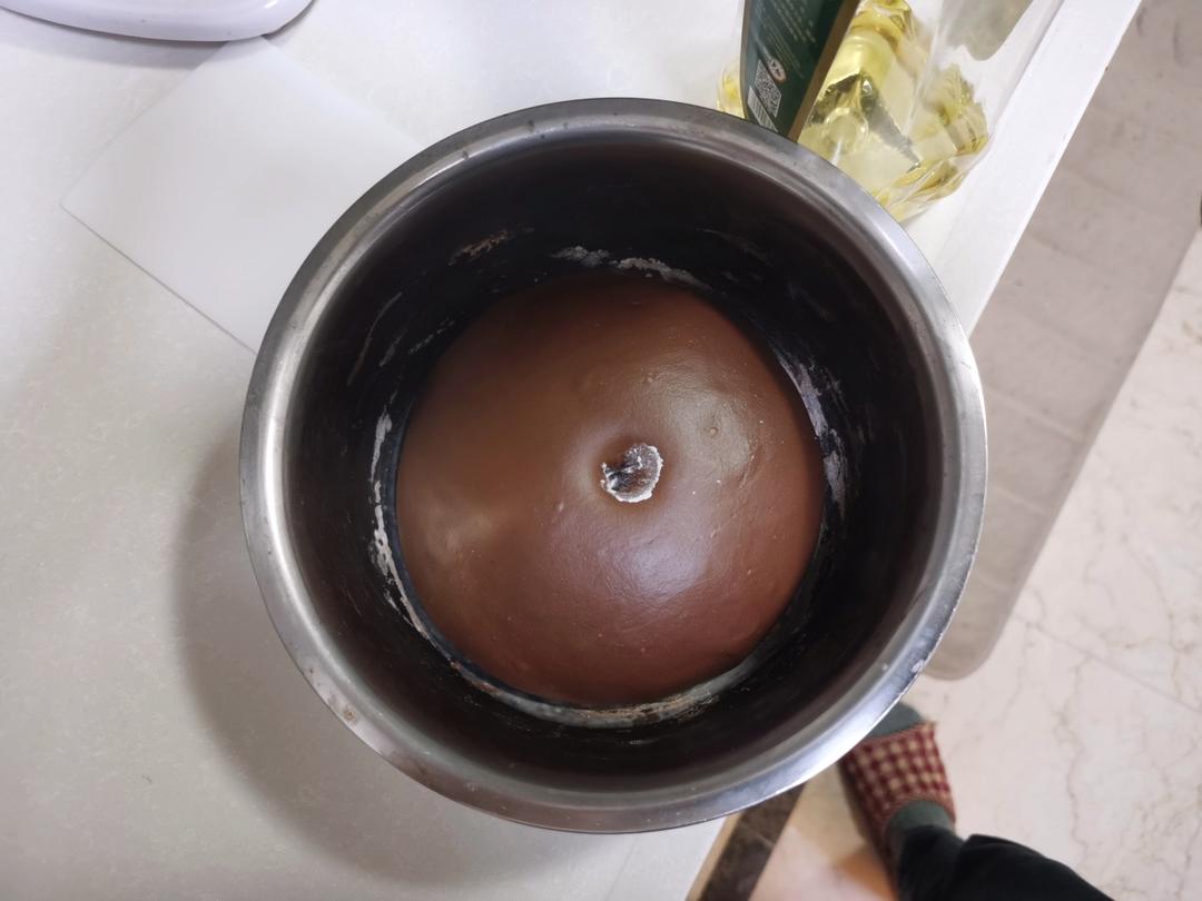 双重巧克力爆浆小餐包