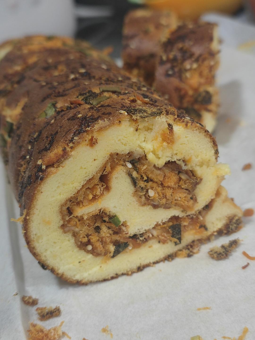 美味肉松卷-简单不开裂，零失误的蛋糕卷