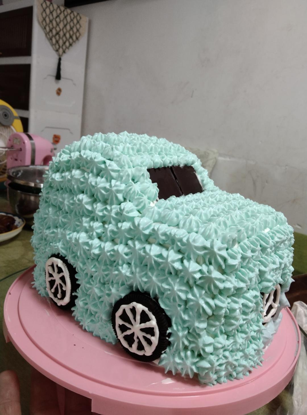 『老李出品』生日蛋糕 （6寸、8寸）小汽车 宝宝生日蛋糕 新手零失败