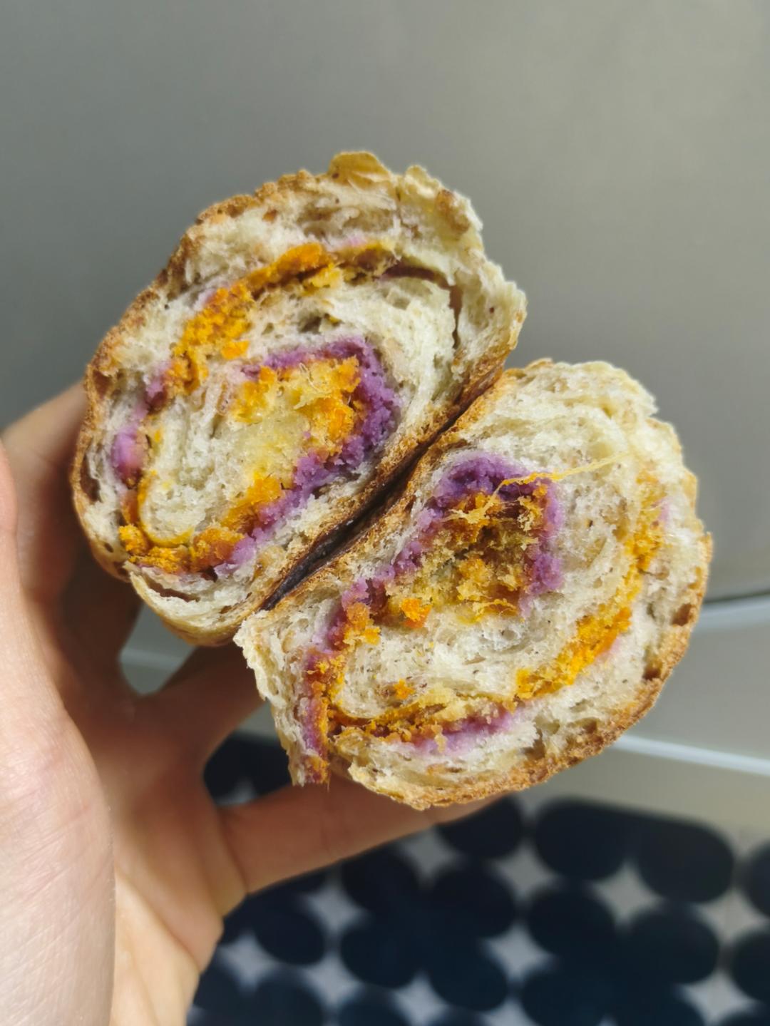 燕麦豆浆豆渣橄榄包  （软欧包）