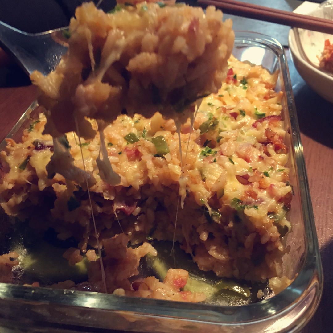 #海尔嫩烤箱# 培根土豆泥焗饭