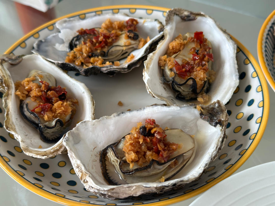 清蒸生蚝