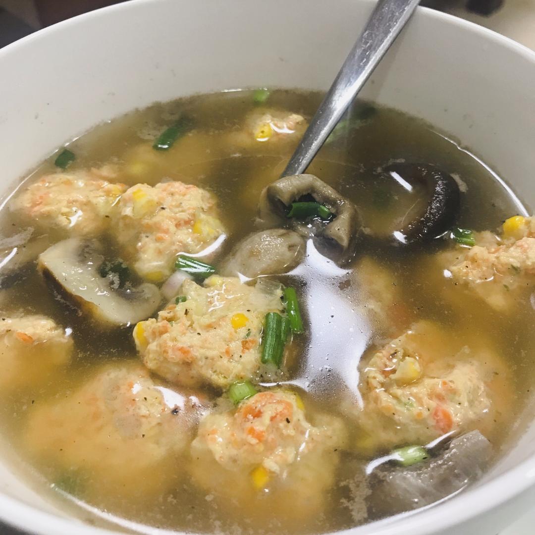 告别无聊的减脂餐-鸡肉丸子