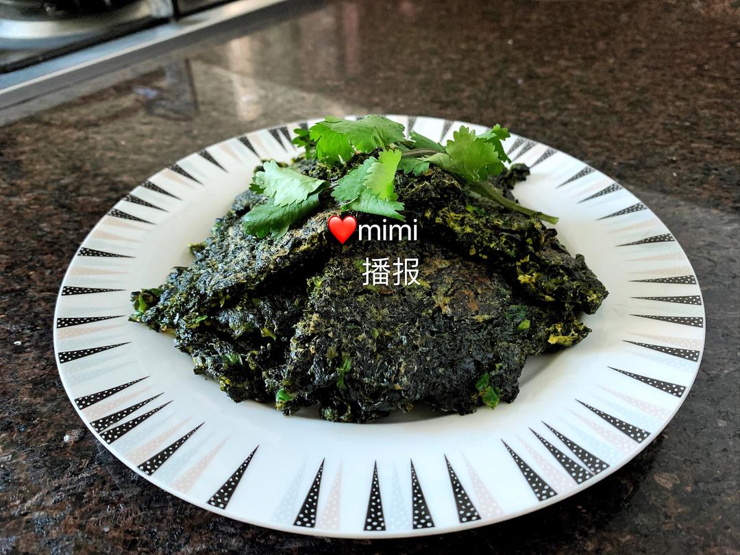 紫菜鸡蛋饼的做法